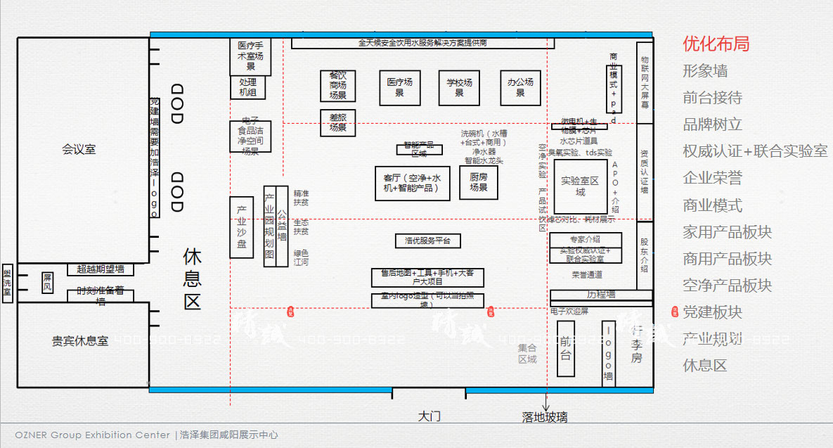 咸陽浩澤集團(tuán)企業(yè)展廳設(shè)計(jì)效果圖